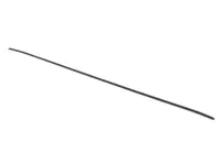 1/4 rear window trim moulding upper, Black. Porsche 928 - 9285434201070K, 9285434191070K