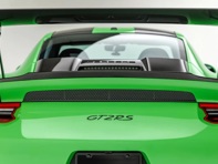 Vordere Stoßstangen-Canards aus hochglänzendem Carbon. Porsche 991 GT2 2017 bis 2019