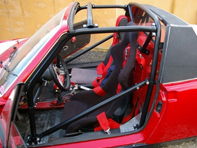 Bullone a 6 punti per roll-bar con barre porta universali. Porsche 914
