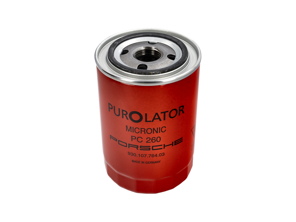 Oil filter RED 'PUROLATOR'. Porsche 911 1972-89 / 964 Carrera 1989-94 / 930 Turbo - 91610775400, 93010776400, 93010776401, 93010776403 - OC59