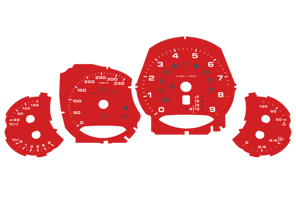 Quadrante impostato, PDK / KMH. Porsche 991.1