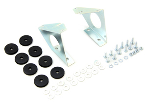 Juego de instalación portamatrículas. Porsche 912/911 1965-73 - 90170105124, 90170105125