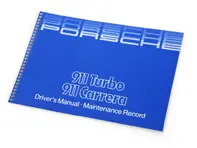 Fahrerhandbuch für 911 Turbo und Carrera 1984 -1985 - WKD473220