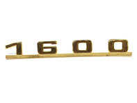 后徽章“1600”，金色。保时捷 356 - 64455931100