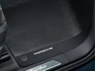 Carbon-Fußmatten mit Ledereinfassung. Porsche Cayenne (9YA) 2018 >> LHD - 9Y0044844
