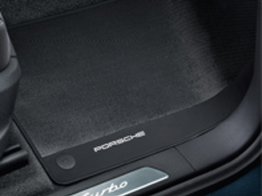 Alfombrillas de carbono con ribete de piel. Porsche Cayenne (9YA) 2018>> LHD - 9Y0044844