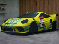 Autohoes voor binnen 'Grello' design. Porsche 991.2 GT3 RS - 99104400080