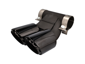 Tubos de escape DesignTek Exhaust acabado EXCLUSIVO en negro para Porsche 982 / 982C - 982251187H, 982251187N, 982251187L, 982251187R, 982251187G, 982251187J, 982251187Q, 982251187K, 982251187P