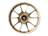 Centerlock Turbo S Exclusive Design lichtmetalen voorwiel in Platinum Silver Metallic finish 20" 9.5J ET44 - 992601025AGOP9