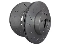 EBC D 系列高级 OE 替换件（钻孔）后部。保时捷 987 Boxster / Cayman D1668D - 98735240101