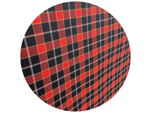 Tessuto tartan in lana SOLM (Rosso), ispirazione: Ferrari *CAMPIONE*