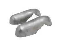 Bumper overrider pair, Porsche 356 Pre-A 1950-52 - 35658171, 356 58171, 35658172, 356 58172 - PP125BG, P125BG