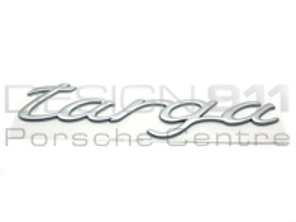 'Targa' - Badge. Porsche 997 Carrera 4 / Carrera 4S 2007>> - 99755923704, 997.559.237.04, 997.559.237.05, 99755923705