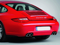Rear bumper. Porsche 997 MKII C4 / C4S (OE Part NO. 99750541128G2L / 99750591108G2L) - 99750541128G2L, 99750591108G2L