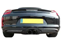 Rear Bumper stainless steel grille set ZunSport. Porsche 981 Boxster / 981C Cayman - ZPR42912, ZPR42912B, ZPR42912, ZPR42912B
