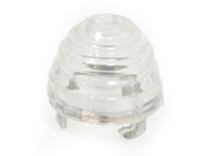 Lente de señal de giro delantera, transparente, redonda. Porsche 356 - 64463141101, 1695451000