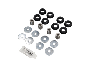 Boccole di collegamento a caduta, posteriori. Porsche 924 / 944 / 968 Powerflex serie nera - PFR57-211, 477511051A