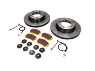 Paquete de discos de freno con pastillas de freno Sport EBC Porsche Boxster S - DP41208R, 98635240301BRE, 98661236501, 98635240301, 99635208600, 99635208602, 99635293903, 98635293910, 98635293911, 99635293900, 99635293902, 09889021, 98735240300, 98735240301, 98661236500, 99635208601, 96435209601