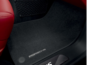 Floor Mats with Nubuck Edging. Porsche 970 Panamera MKII 2014>> - LHD Cars - 97055106305