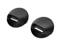 Leather pull strap set with trim for RS door. Porsche 911 - 9645557610001C, 96455583200