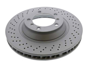 Brake disc rotor, Front. Standard Coat Z. Porsche 991 S 3.8L (OE Part No 99135140301 / 99135140401) - 460.4500.20, 460.4501.20, 99135140301, 99135140302, 99135140401, 99135140402 - 460.4500.20, 460.4501.20