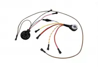 Mazo de cables del interruptor de encendido y luz de advertencia de peligro. Porsche 911 / 912 1969 - 90161202206