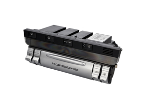 Verwarmingsregeleenheid, metaalkleur. Porsche 955 / 957 Cayenne 2003-10 - 95565310331, 95565310301, 95565310303, 95565310306, 95565310309, 95565310310, 95565310330, 95565310700, 955653107005X2, 95565310701, 95565311100