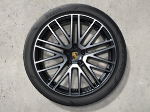 22' Cayenne (9YA) 911 Turbo Design Alloy wheels and summer tyres Original Porsche - 9Y0044663T