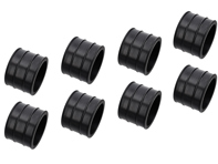 Gummimanschetten für den Lufteinlass, 8er-Set. Porsche 928 1978-84 - 92811015801, 92811015800