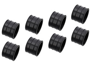 进气口橡胶套管，一套8个。适用于保时捷928（1978-84年款）。 - 92811015801, 92811015800