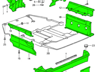 Kit de remplacement de vaisselle moteur. Porsche964 1989-94 - 96410601402, 96410622903, 96410628308, 96410628309, 96410628901, 96411901203, 96411901303, 96411901403, 96411901503, 96411901204, 96411901304, 96411901404, 96411901504
