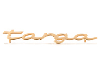 'TARGA'-insigne, goud. Porsche 911 1967-73 - 90155930740, 901.559.307.40, 90155930741, 901.559.307.41