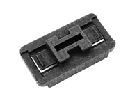 Low profile 14-pin plug connector housing base for engine loom. Porsche 911 / 914 / 924S / 928 / 944 S2 / 964 / 968 - 91161211502, 91161211305