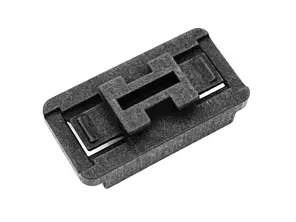 Flacher 14-poliger Steckverbindergehäusesockel für Motorkabelbaum. Porsche 911 / 914 / 924S / 928 / 944 S2 / 964 / 968 - 91161211502, 91161211305