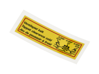 Decalcomania del gioco delle valvole. Porsche 356B/356C/912 - 64470100100 - 1601503300
