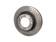 Brake disc rotor, Rear. Porsche 993 C2S / C4S / Turbo (OE Part No 99335204500 / 99335204600) - 09C08811, 09.C088.11, 99335104510, 99335104510BRE, 09C08911, 09.C089.11, 99335104610, 99335104610BRE