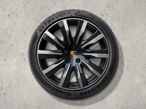 20-inch Taycan Tequipment Design winter wheel-and-tyre set, painted in Black (high-gloss). Porsche Taycan (MK2) 2024>> - 9J1073603HH