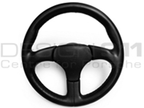 Sports Steering Wheel in BLACK Leather (without airbag). Porsche 964 - 000043162008YR