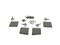 Front hood pin kit. Porsche 914 - 91451100110 - TK Z 20