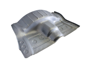 Volledige achterbankbodem. Porsche 356A - 64450284125, 64450107301, PP119CB, P119CB