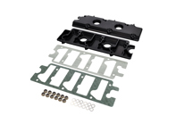 Oberer Nockenwellen-Motorabdeckungssatz - Legierung in Schwarz Porsche 911 1968-89 / 965 - 90110511511, 90003101430, 90008400402, 93010519404