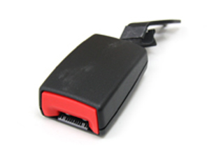 Rear seat belt buckle. Porsche 996 / 997.1 / 997.2 - 99680316501, 99680316601