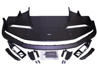 Kit splitter anteriore in carbonio. Porsche 981 Cayman GT4