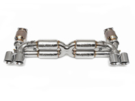 Scarico Supersport x-pipe da 70mm STREET. Porsche 997.1Turbo - 99711102772