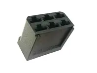 6-poliges CDI-Steckergehäuse. Porsche 911 - 93060270200, 930602702X, 930602702 X