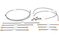 Kit conduite de frein. Porsche 911 1971-73 - 90135561102, 90135561200, 90135561900, 90135562001, 90135562102, 90135562202, 91135562704, 91135565305, 91435560300, 91435569100, 9013556200Y - EQ698005, 1661500610