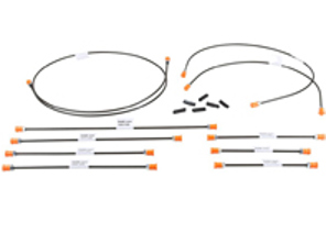 Kit de línea de freno. Porsche 911 1971-73 - 90135561102, 90135561200, 90135561900, 90135562001, 90135562102, 90135562202, 91135562704, 91135565305, 91435560300, 91435569100, 9013556200Y - EQ698005, 1661500610