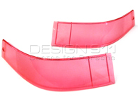Indicator lens for rear light unit. Porsche 964 (No. 96463190710/ 96463190810) - 96463190700, 96463190800, 96463190702, 96463190802, 1695350970, 1695350980, 96463190811, 96463190711
