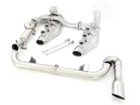 Volledig uitlaatsysteem voor Porsche 964 in roestvrij staal - 96422000021, 3606406401, 3606109641, 96421103905, 96421104004, 3606006403, 96411104205, 96411321316, 96411321315, 96411104504, 96411104502, 96411104605, 96421103932