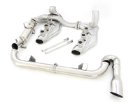 Full exhaust system for Porsche 964 in Stainless Steel - 96422000021, 3606406401, 3606109641, 96421103905, 96421104004, 3606006403, 96411104205, 96411321316, 96411321315, 96411104504, 96411104502, 96411104605, 96421103932